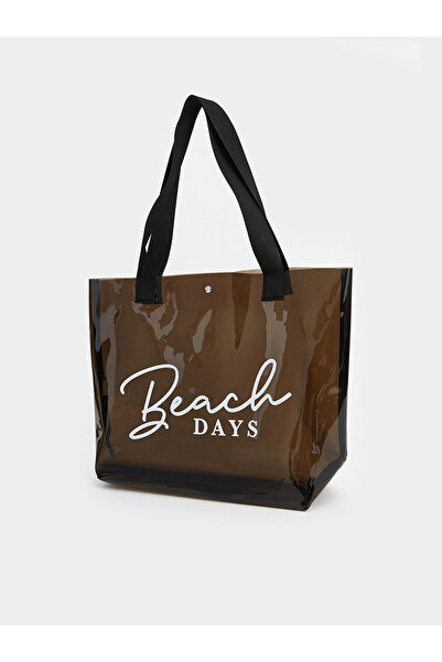 LC Waikiki Özmarka New Season Printed Women's Beach Bag