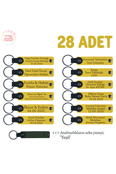 Miaju Yellow & Green, Gift for the Cargo Distribution Team, Set of 28, Name W...
