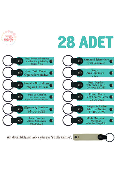 Miaju هدية لطلاب ورشة الكتابة، مجموعة من 28 قطعة، سلسلة مفاتيح مكتوب عليها ال...