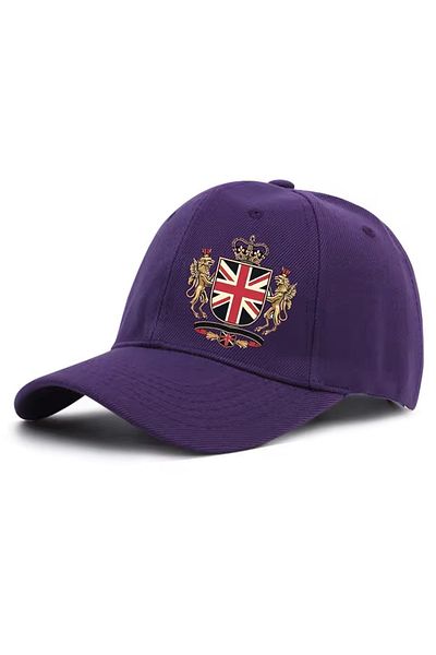LEIVOR United Kingdom Great Britain Printed Snapback Hat