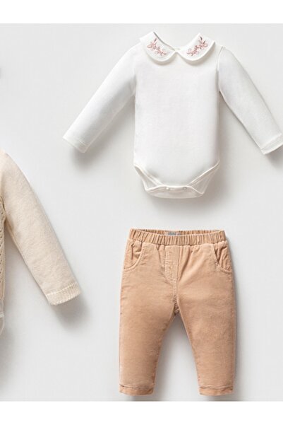 MixMax Bebe Baby Girl Knitwear Sweater Organiz 3-Piece Boxed Premium Set