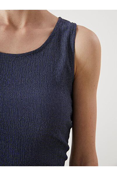 LC Waikiki Peak New Season U-Neck Striped Women's Tank Top