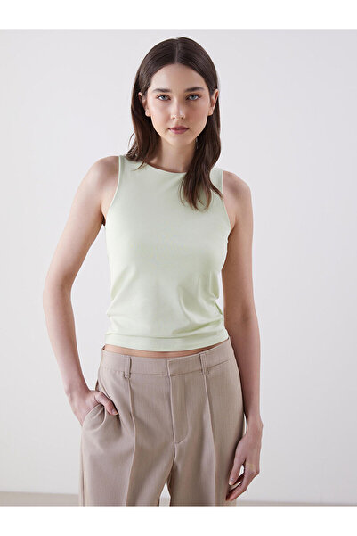 LC Waikiki Tricou pentru femei cu decolteu rotund de sezon nou - S5MG54Z8