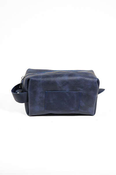 OZİA Gerçek Deri El Çantası - Dopp Kit - Seyahat / Makyaj Çantası