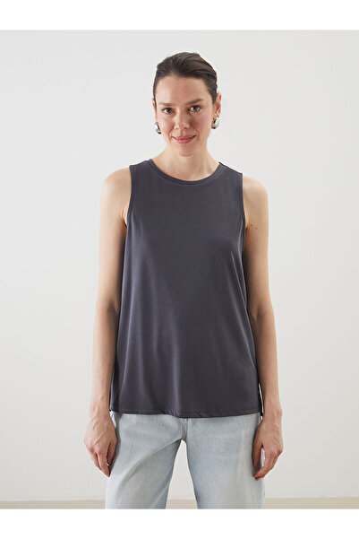 LC Waikiki LCW Damen-Tanktop mit Rundhalsausschnitt
