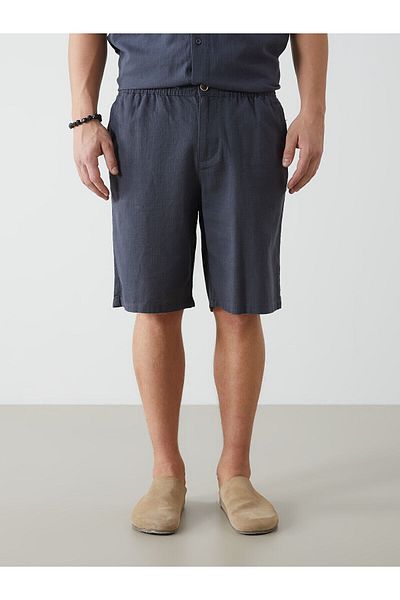 LC Waikiki Ανδρικό σορτς βερμούδας Standard Fit Linen Look