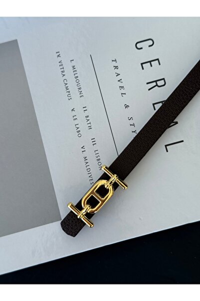 TABA BUTİK Curea de damă cu cataramă aurie