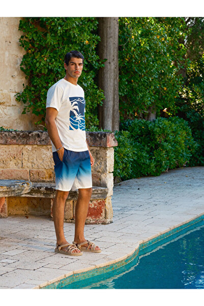 LC Waikiki Ανδρικό σορτς κολύμβησης Özmarka Νέας Σεζόν με σχέδια, κοντό μήκος