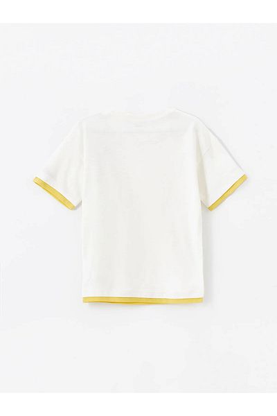 LC Waikiki Crew Neck Printed Baby Boy T-Shirt