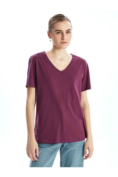 LC Waikiki Tricou de damă cu decolteu în V