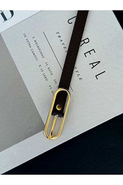 TABA BUTİK Curea de damă cu cataramă aurie