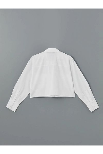 LC Waikiki Crop Poplin Γυναικείο Πουκάμισο