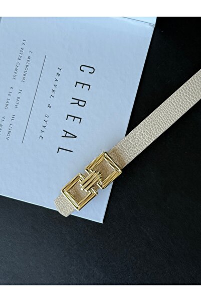 TABA BUTİK حزام نسائي بإبزيم ذهبي