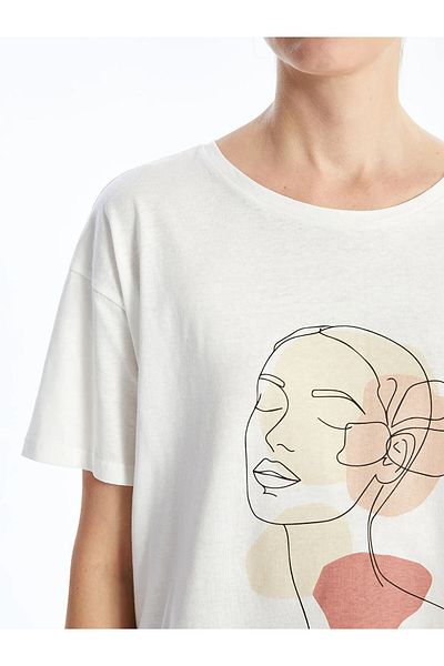 LC Waikiki Crew Neck Printed Women's T-Shirt