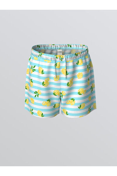 LC Waikiki Pantaloni scurți de baie pentru fete cu talie mixtă elastică