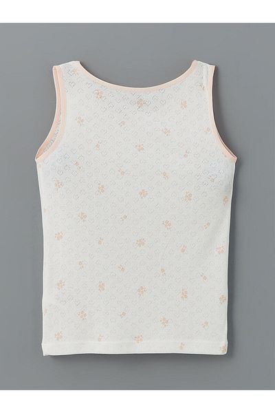 LC Waikiki Crew Neck Floral Girl's Undershirt