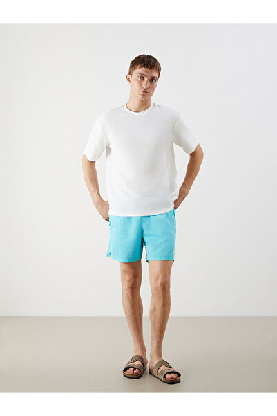 LC Waikiki Peak New Season Short Length Printed Men's Swim Shorts