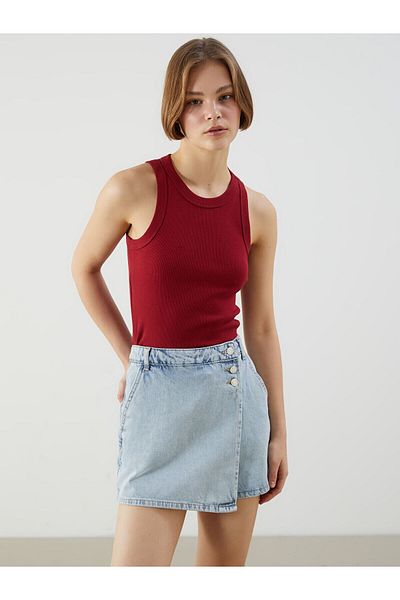 LC Waikiki Crew Neck Textured Women's Athlete