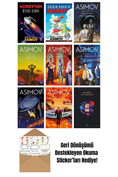 İthaki Yayınları Isaac Asimov 9 Kitap Seti