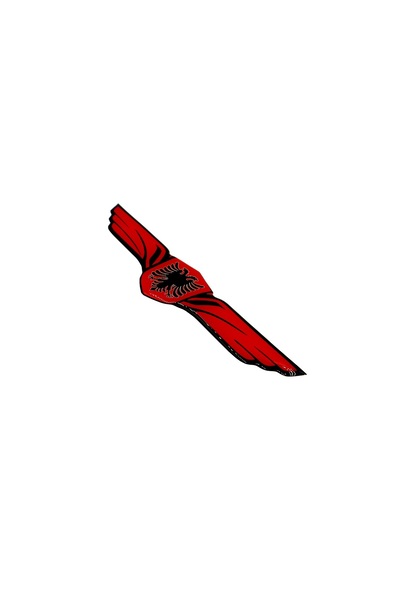 BsElektronik ملصق قطرة لحقيبة الأمتعة بتصميم شعار شعار علم ألبانيا