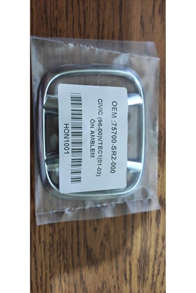 restinal Honda Civic 1996-2003 Ön Panjur H Arması 79x65mm Krom Logo çift tara...