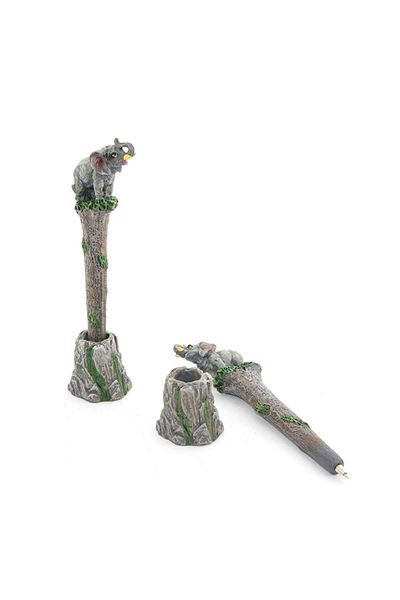 HSDemirci Polyester Elephant Ballpoint Pen