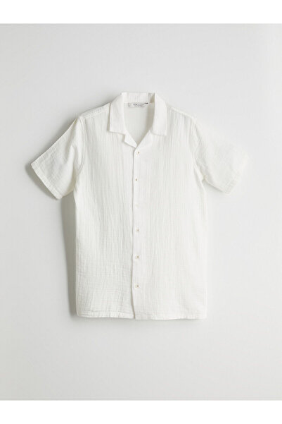 LC Waikiki Cămașă LCW cu mânecă scurtă pentru băiat