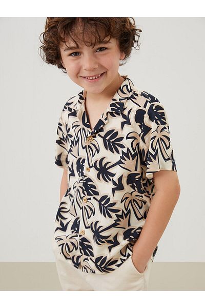 LC Waikiki Regular Fit Printed Boy's Shirt