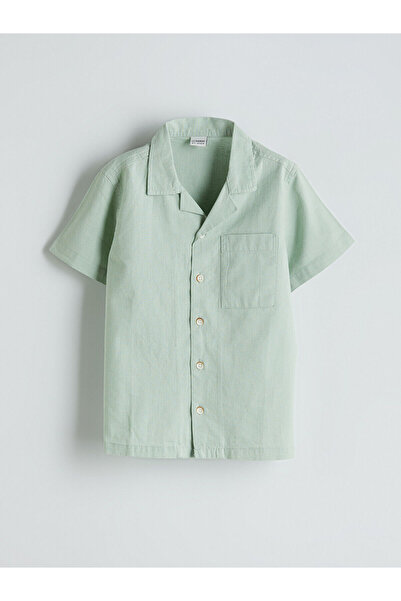 LC Waikiki Cămașă pentru băiat din amestec de in sezon nou - S5DV18Z4