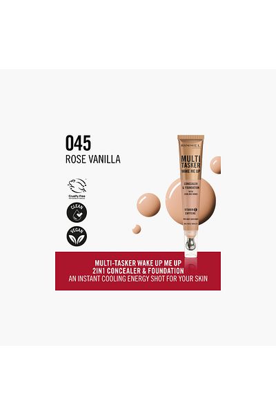 Rimmel Rimmel Multi-Tasker Wake Me Up Concealer and Foundation - 20 ml