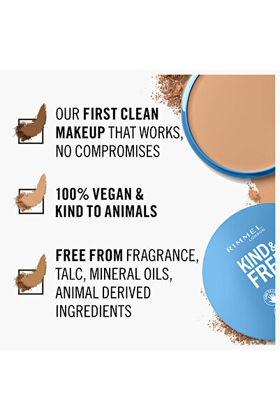 Rimmel Kind and Free Pressed Powder Foundation - 10 gms