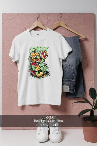 Bahriyeli Collection Оверсайз унисекс тениска с дизайн Coscoot