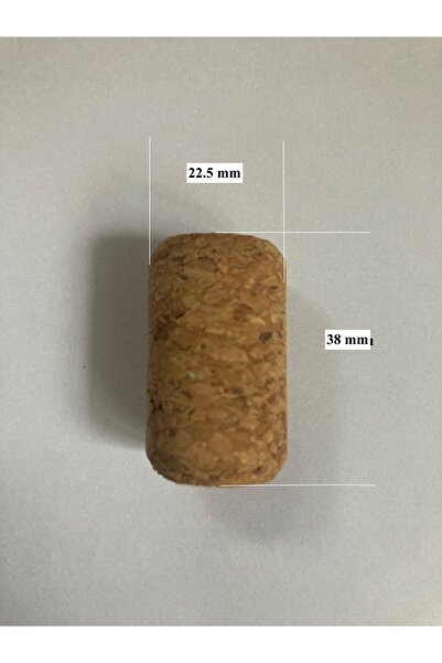 borayris Şişe Mantarı 100 Adet Doğal Şarap Şişesi Tıpası Mantar Tapa