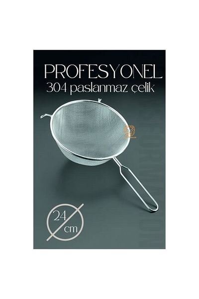 MBB ETİCARET 24 cm Strainer 304 Stainless Steel