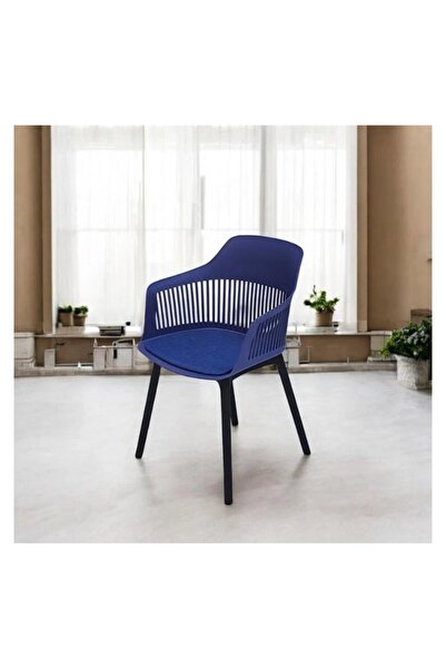 smart home كرسي مفرد من الفايبربمقعد مبطن بتصميم عصري وأرجل قوية – مقاس 45×50×80 سم |مقعد متين للمكتب