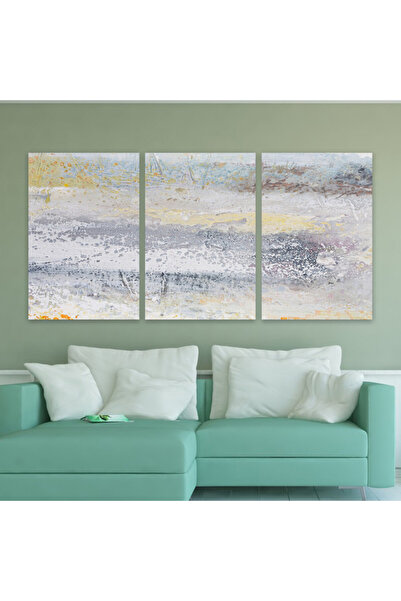 Marktna ثلاث لوحات قماشية فخمة بتصميم مودرن مع برواز أسود مجوف