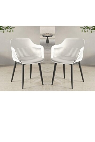 smart home طقم كراسي مفردة يتكون من كرسيان من الفايبر بتصميم عصري وأرجل قوية ...