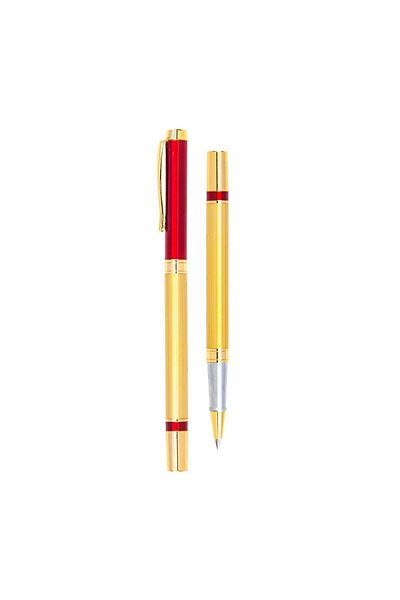 MBB ETİCARET Red Metal Rollerball Pen