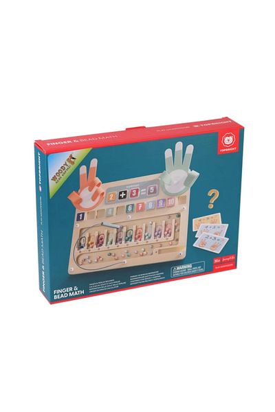 KdrElektronik Educational Toy 5283 Sun-Board Games Finger and Bead Math with Cards