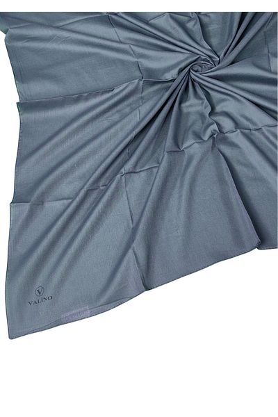 mim eşarp Eșarfă Valino din bumbac organic de culoare uni 100x100 cm - țesătură naturală și respirabilă