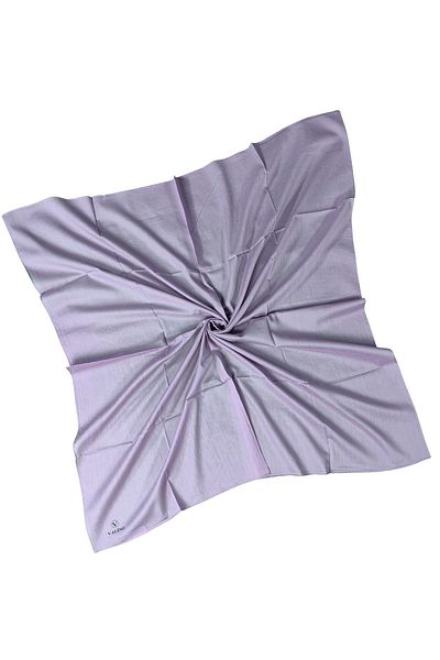 mim eşarp Eșarfă Valino din bumbac organic de culoare uni 100x100 cm - țesătură naturală și respirabilă
