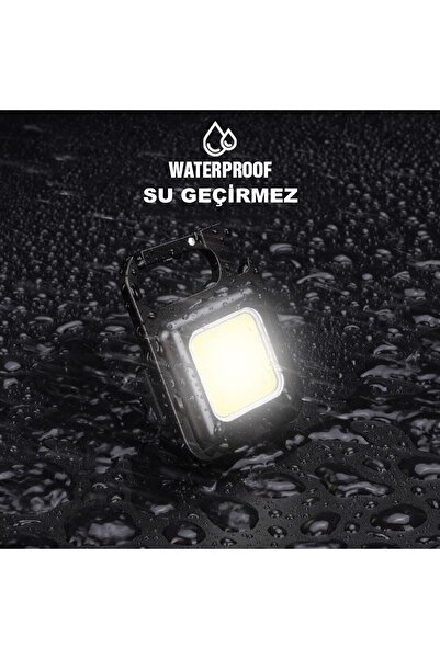 Seram Collection Mini Led, Anahtarlı El Feneri, Flash, Mıknatıslı , Su Geçirmez, Şişe Açacaklı , Şarjlı