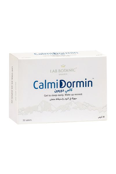 LAB BOTANIC BAVARIA Calmidormin Natural Vitamin Supplements | Insomnia & Sleeplessness Relief Tablets -30 Tablets