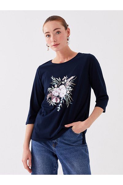 LC Waikiki Crew Neck Printed Women's T-Shirt