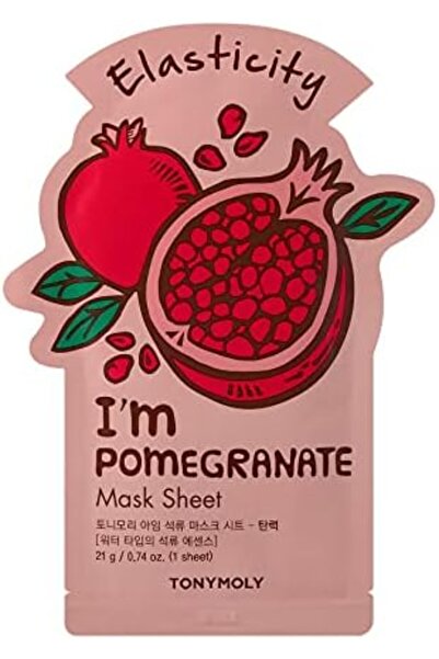 TONYMOLY Tonymoly I'M Pomegranate Elasticity Real Sheet Mask , 2 pieces