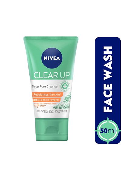 NIVEA Face Wash Deep Pore Cleanser Clear Up 50 ml
