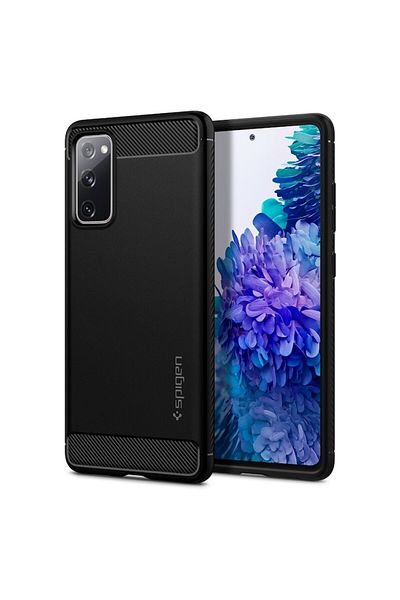 Spigen Rugged Armor Case Compatible with Samsung Galaxy S20 FE Matte Black