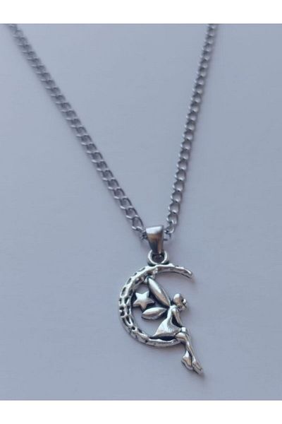 VerdeHome Vintage Silver Color Stainless Necklace Models |   Handmade, Retro and Minimal Jewelry Models
