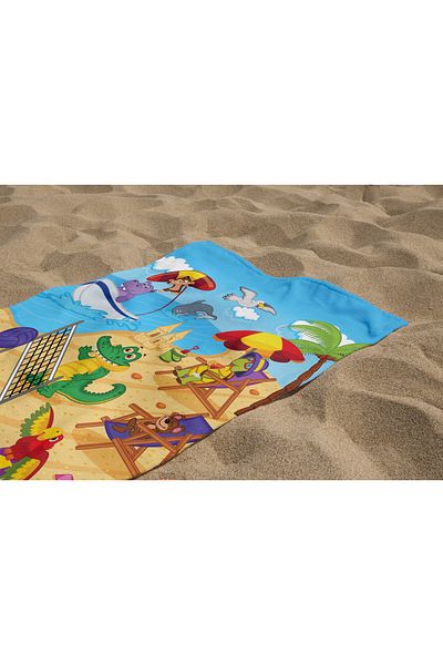 Home 3D Digital Picture Printed Beach Towel