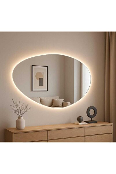 parla tasarım koridor hol makyaj ledli Aynası